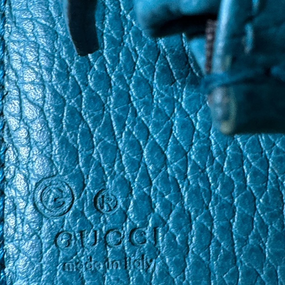 Gucci Beige and Blue Women's Wallet - Picture 3 of 14